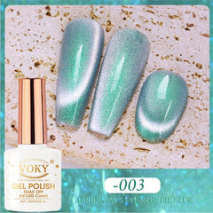 Holographic 9D Cat Eye Glitter Gel Nail Polish