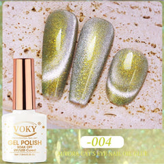 Holographic 9D Cat Eye Glitter Gel Nail Polish