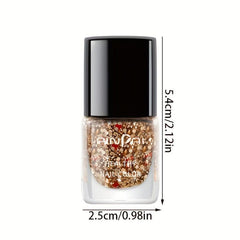 Red Pink Burgundy Nail Polish Sequin Lacquer