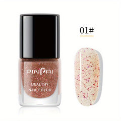 Red Pink Burgundy Nail Polish Sequin Lacquer