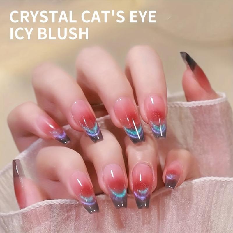 Holographic Glitter 9D Cat Eye Gel & Jelly Crystal Ice Clear Gel Polish