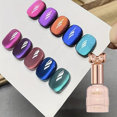9D Cat Magnetic Gel Nail Polish - Reflective Glitter Chameleon Effect