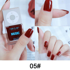 Peelable Water Based Nail Polish Odorless Baking Quick Drying