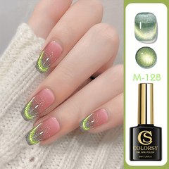 Glitter Cat Eye Gel Nail Polish for Home and Salon