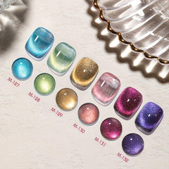 Glitter Cat Eye Gel Nail Polish for Home and Salon