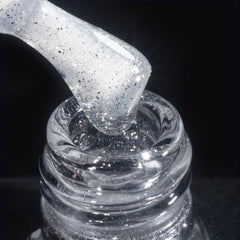 Shimmer Diamond Gel Top Coat for Nail Art - Soak Off Varnish