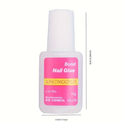 2pcs 10g Nail Glue For Nail Tips Press On Nails