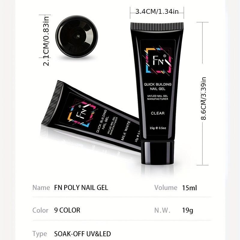 Poly Gel Nail 9 Colors Builder Gel For Nails Quick Building