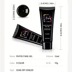 Poly Gel Nail 9 Colors Builder Gel For Nails Quick Building