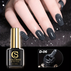 6 Colors Reflective Glitter Gel Nail Polish