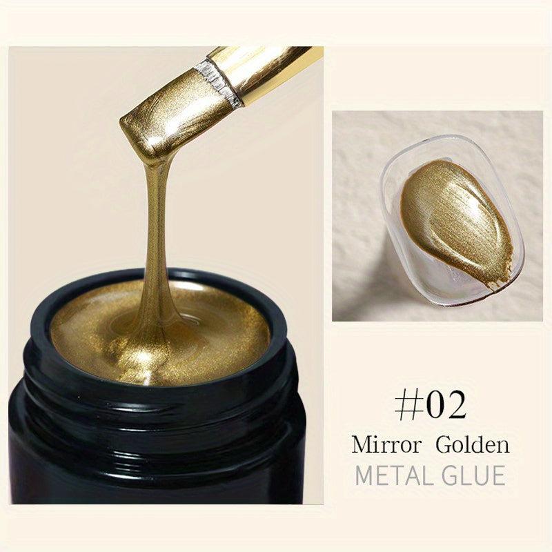 Metallic Gel Nail Polish for Stunning Home Nail Art