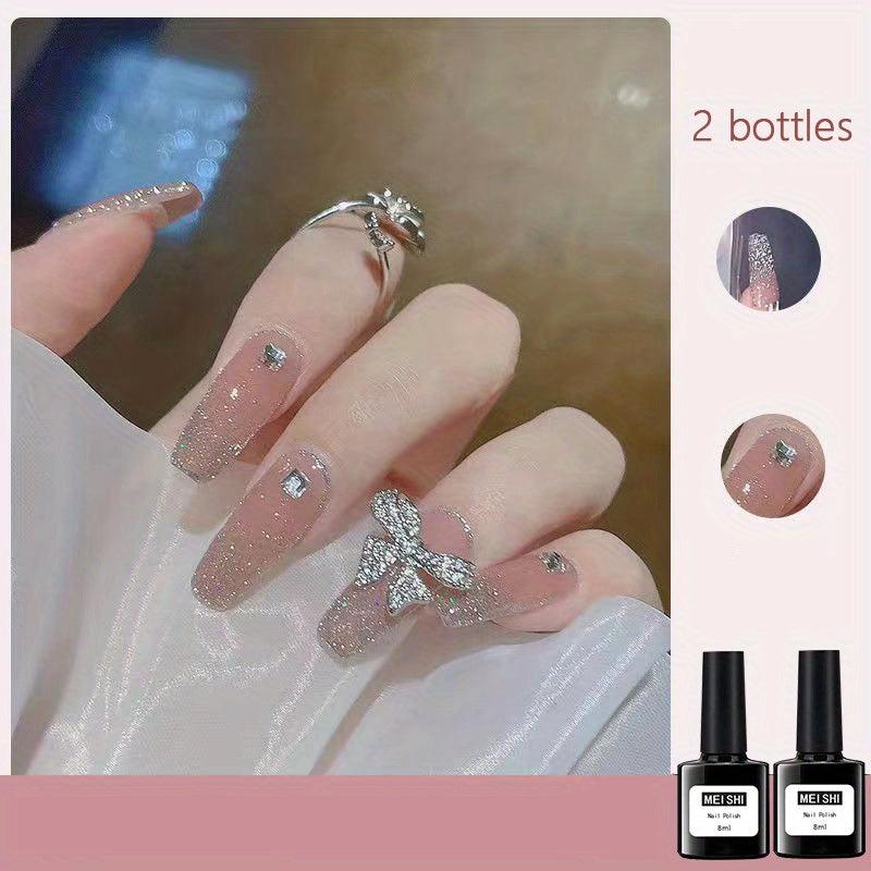 Gel Nail Polish Starter Kit - Glossy Quick Dry Manicure Nail Art DIY Salon
