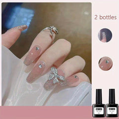Gel Nail Polish Starter Kit - Glossy Quick Dry Manicure Nail Art DIY Salon