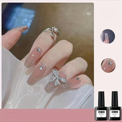 Gel Nail Polish Starter Kit - Glossy Quick Dry Manicure Nail Art DIY Salon