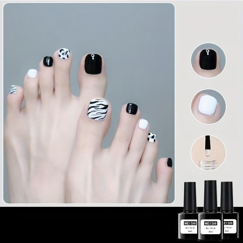 Gel Nail Polish Starter Kit - Glossy Quick Dry Manicure Nail Art DIY Salon