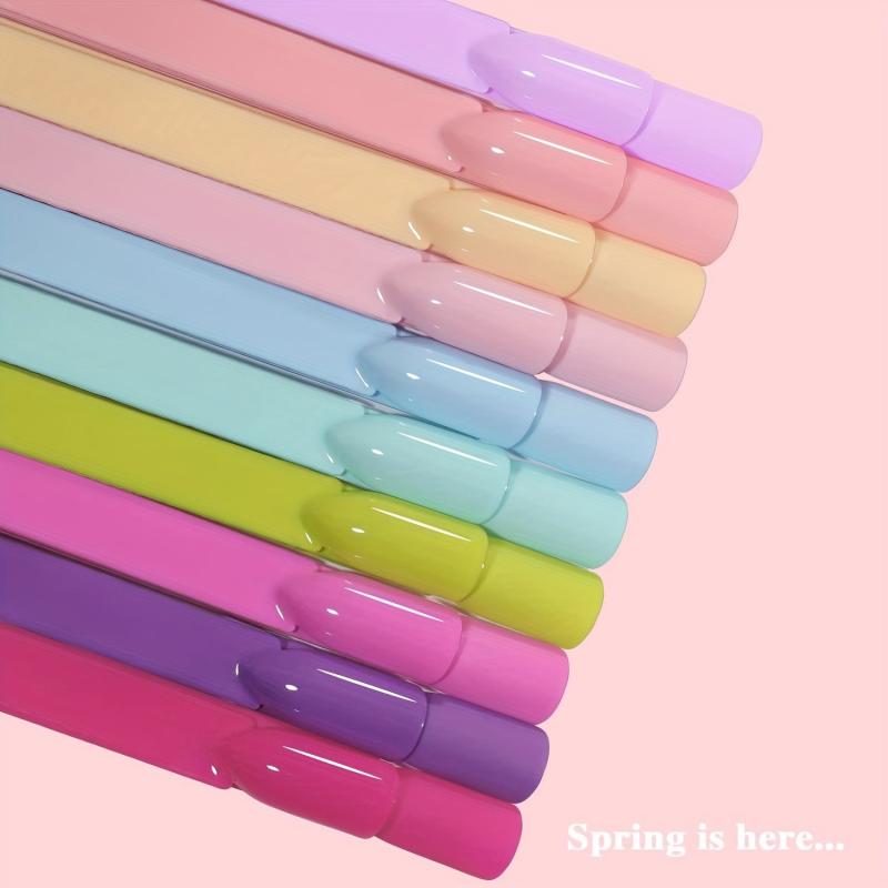 10 Colors Gel Polish Set Spring Summer Nail Gel Polish