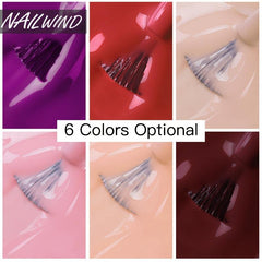 6-Piece Purple Gel Nail Polish Set 8ml - Starter Set for Gel Varnish