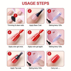 Halloween Changing Gel Nail Polish Set - Temperature Changing Gel Polish Kit