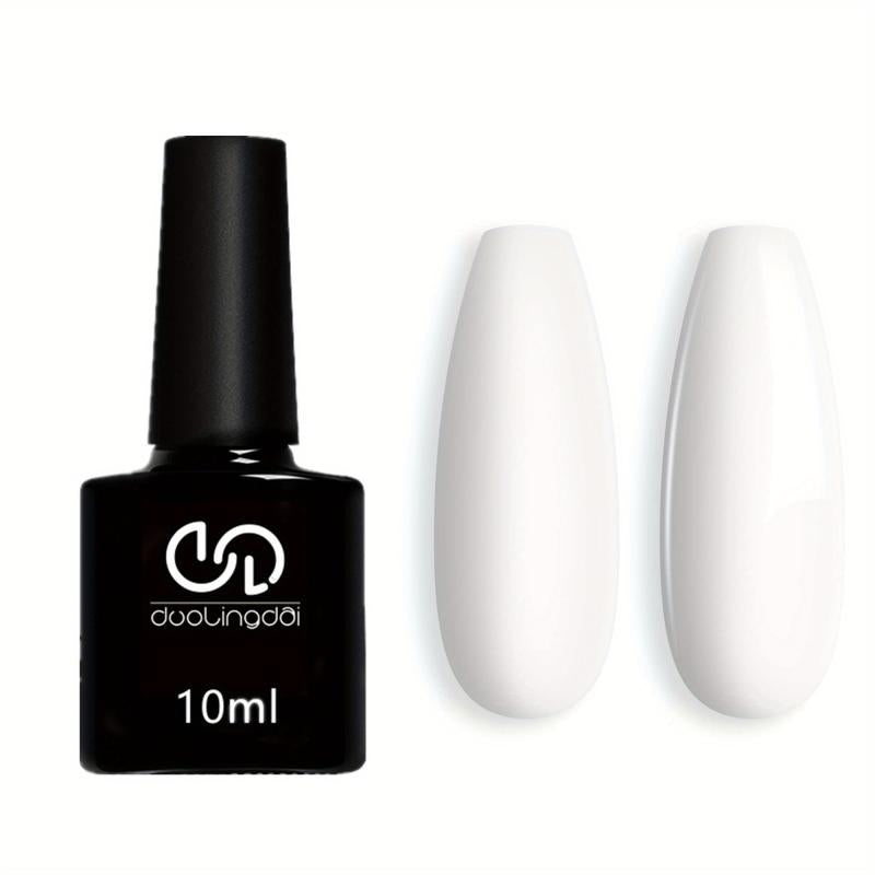 Pure Black Gel Nail Polish for Home Salon DIY