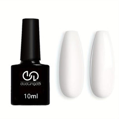 Pure Black Gel Nail Polish for Home Salon DIY