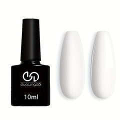Pure Black Gel Nail Polish for Home Salon DIY