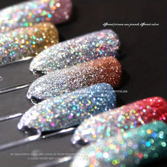 Glitter Gel Nail Polish Sparkling Broken Diamond Gel Polish