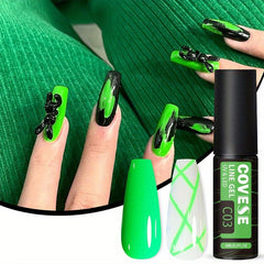 Gel Polish Nail Liner Art 12 Colors Soak Off Thin Brush Nail Art Paint Lines