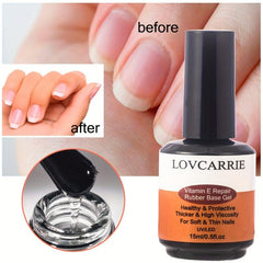 3pcs Vitamin E Gel Base Set for Soft & Thin Nails