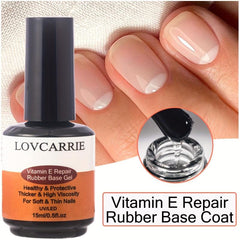 3pcs Vitamin E Gel Base Set for Soft & Thin Nails