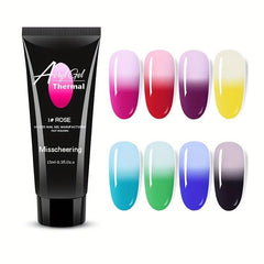 7pcs Temperature Changing Nail Extension Gel Kit