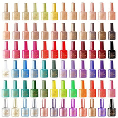 Rainbow Neon Gel Nail Polish Set 7 5ML Soak Off Bright Glitter Gel Polish