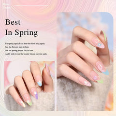 10PCS Soft Candy Colors Gel Nail Polish Set Spring Summer Macaron Shades