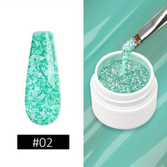 Snowflake Nail Glue Multicolor Dark Gel Polish 5g