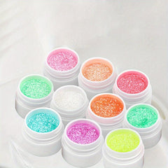 Snowflake Nail Glue Multicolor Dark Gel Polish 5g