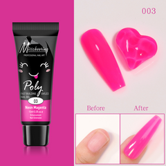 Pastel Jelly Nail Extension Gel Kit - DIY Nail Builder Set