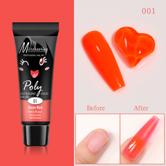 Pastel Jelly Nail Extension Gel Kit - DIY Nail Builder Set