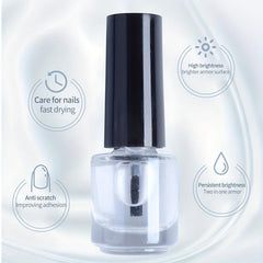 Quick Dry Clear Top Coat Gel Nail Polish 6ml