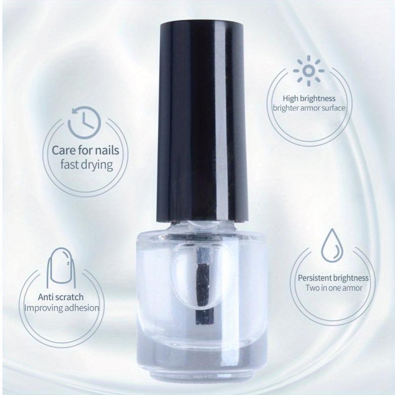 Quick Dry Clear Top Coat Gel Nail Polish 6ml