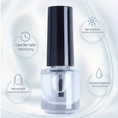 Quick Dry Clear Top Coat Gel Nail Polish 6ml