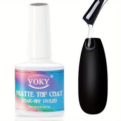 Long Lasting Gel Top Coat for Gel Nail Polish Matte & Effects at Home