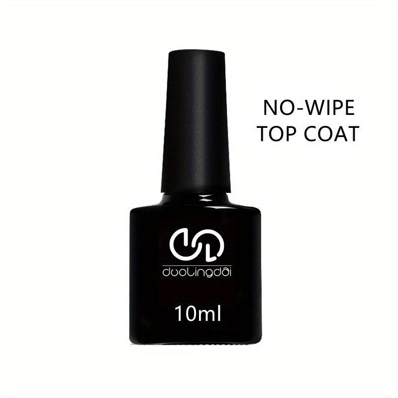 Matte Top Coat Set for Gel Polish Nails - Long Lasting Finish