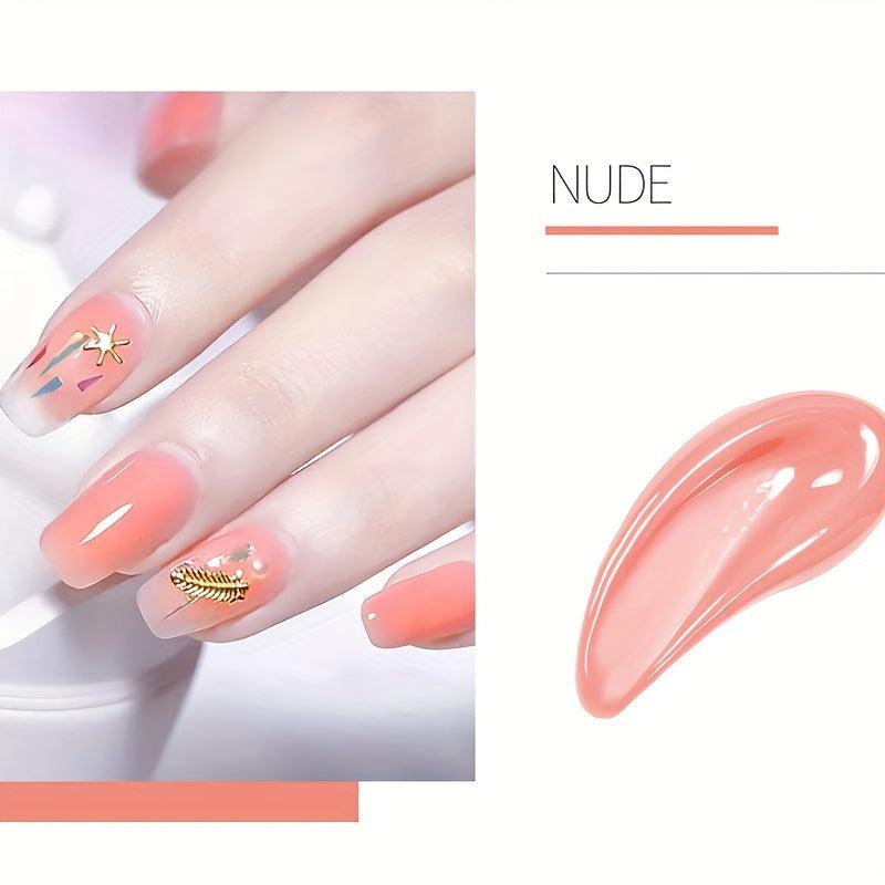French Gel Nail Extension Kit 15ml Quick Gel Crystal Nail Art Salon