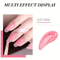 French Gel Nail Extension Kit 15ml Quick Gel Crystal Nail Art Salon