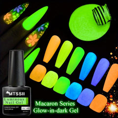Luminous Macaroon Gel Nail Polish Soak Off Neutral DIY Manicure Salon Use