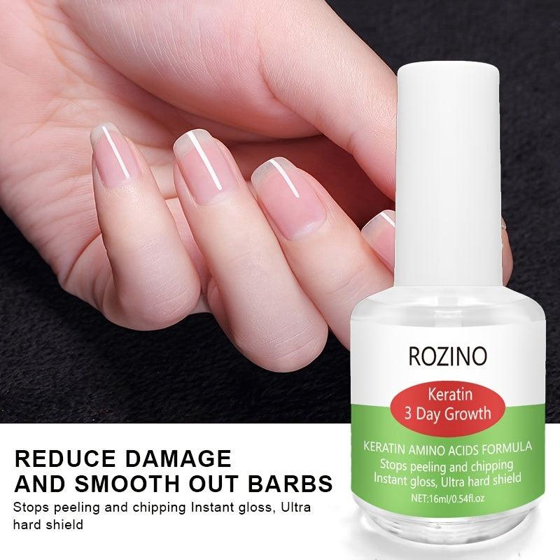 Clear Nail Polish Long Lasting Quick Drying Nail Lacquer Sealing Layer