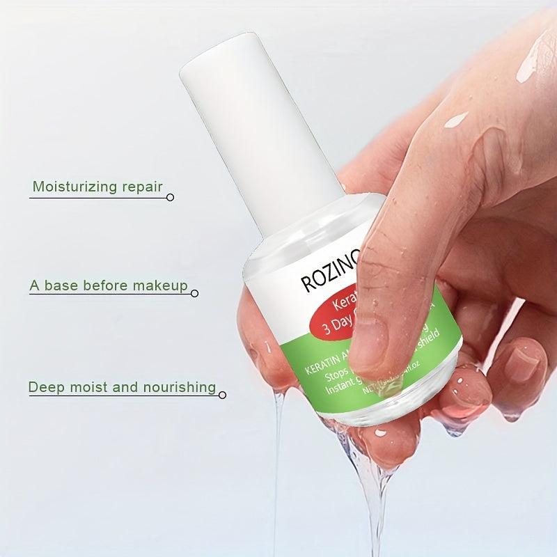 Clear Nail Polish Long Lasting Quick Drying Nail Lacquer Sealing Layer