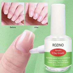 Clear Nail Polish Long Lasting Quick Drying Nail Lacquer Sealing Layer