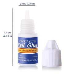 10 Pcs Clear Nail Glue For Acrylic Nails And Nail Art
