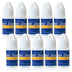 10 Pcs Clear Nail Glue For Acrylic Nails And Nail Art
