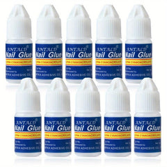 10 Pcs Clear Nail Glue For Acrylic Nails And Nail Art